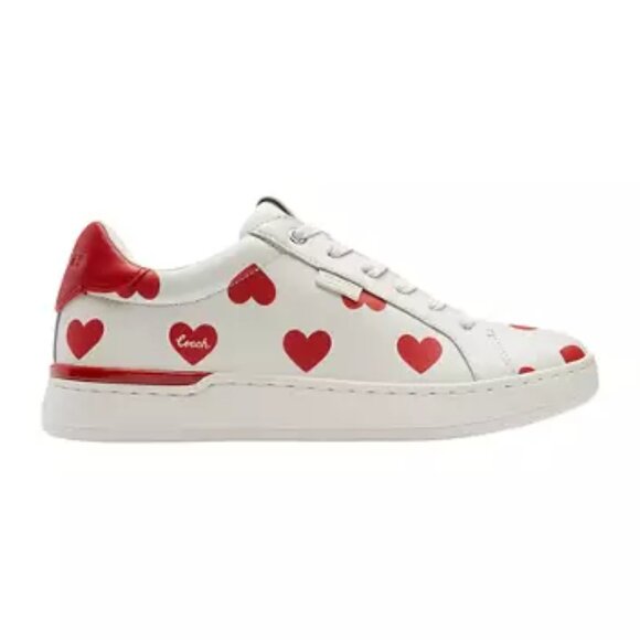 NIB Coach Valentine Heart Sneakers - Picture 1 of 8